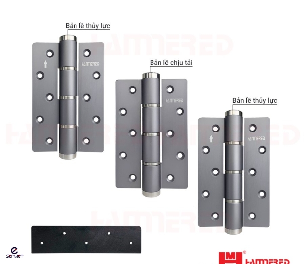 BẢN LỀ CỬA THỦY LỰC 90° DỪNG GÓC MỞ 160°, TẢI TRỌNG 50KG HMR 5180