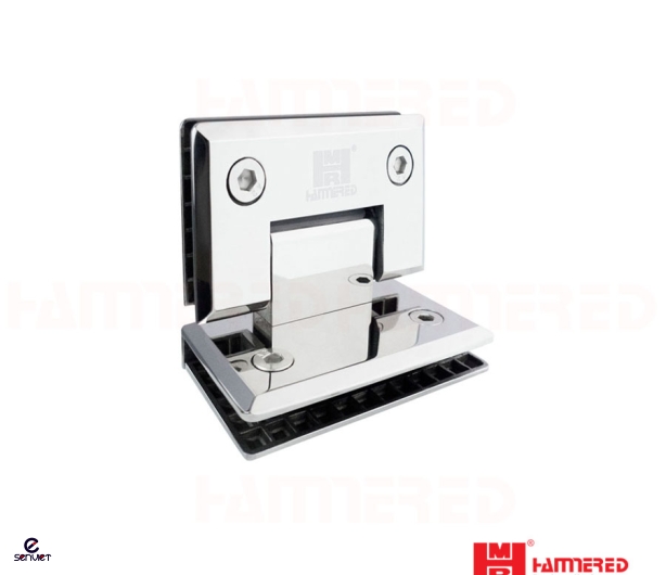 BẢN LỀ KẸP KÍNH 90° HMR 601.902.PSS