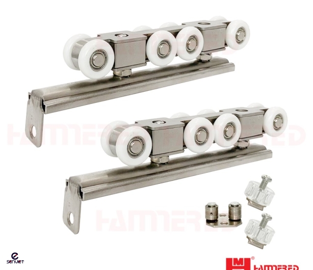 BÁNH XE LÙA CỬA 8 BÁNH INOX HMR 1008SS