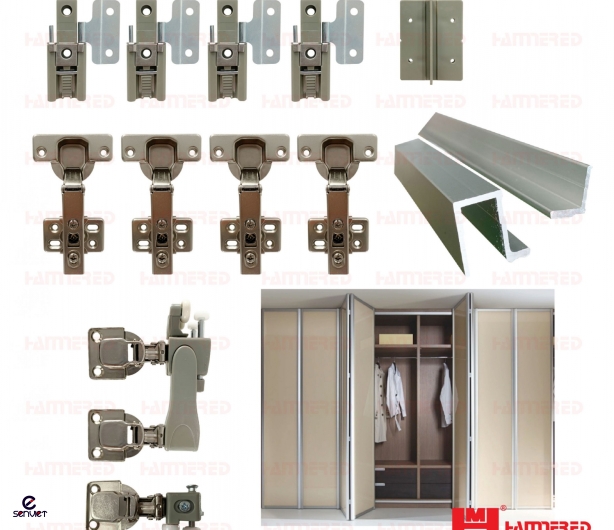 BỘ LÙA TỦ XẾP 2 CÁNH HMR 624