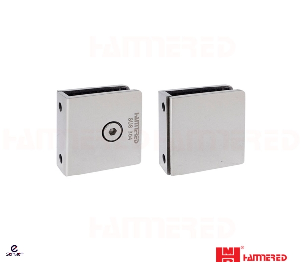 KẸP KÍNH 0° ĐÚC INOX BÓNG HMR 626PSS