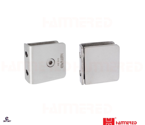 KẸP KÍNH 0° INOX BÓNG HMR 640PSS