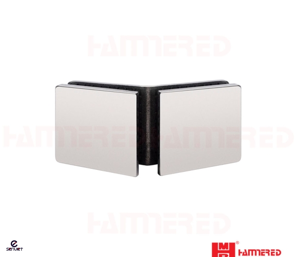 KẸP KÍNH 135° ĐÚC INOX BÓNG HMR 626.135PSS