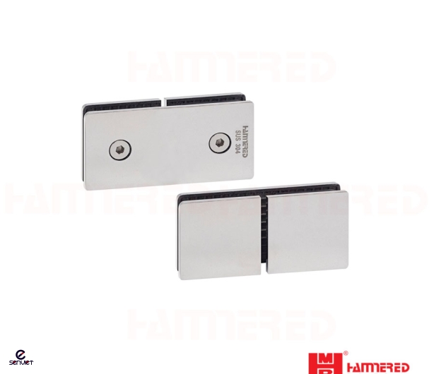 BẢN LỀ KẸP KÍNH 180° HMR 601.180.PSS
