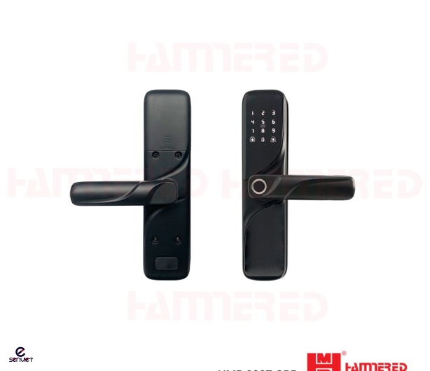 KHÓA ĐIỆN TỬ VÂN TAY HMR 9807 ĐEN